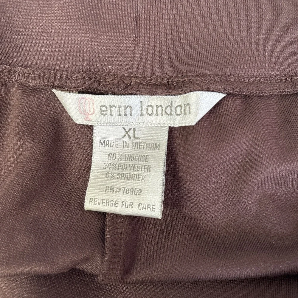 Erin London Casual Stretch Pants Women’s Size XL Elastic Waist Pull-On 36x27 NWT